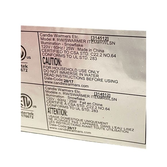 Illumination Fragrance Warmer Diffuser Candle Warmers Red 10" x 9" x 9" - Picture 11 of 12